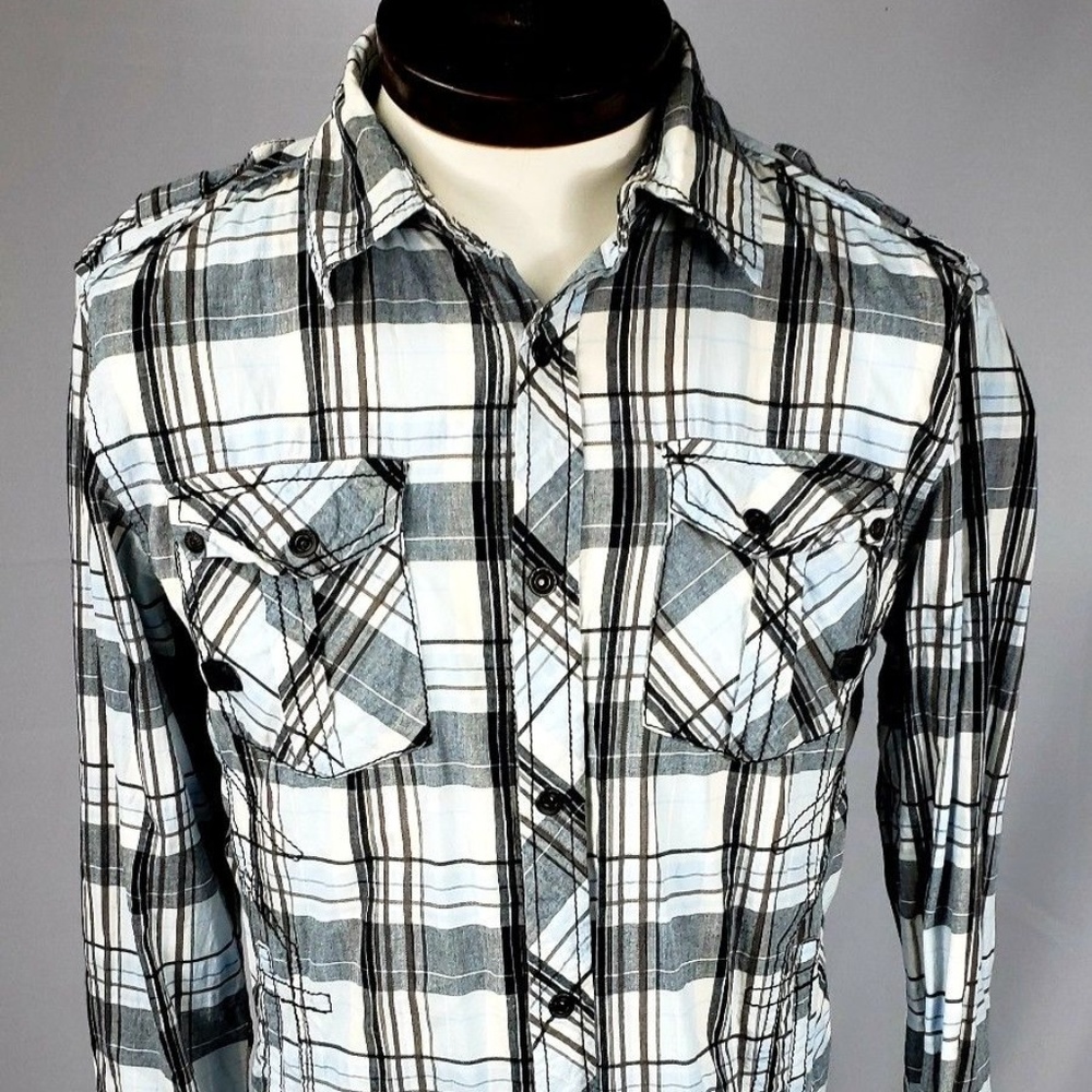 Buckle Black Label Athletic Slim Fit Plaid shirt